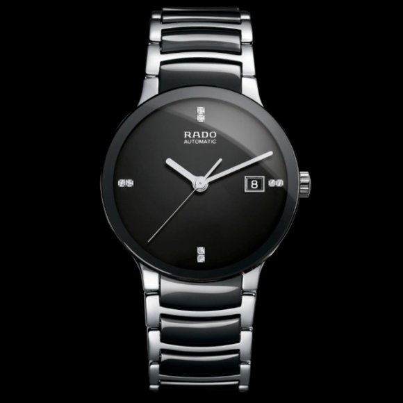 Rado Other - NWOT Rado Centrix Diamond Markers Black Ceramic